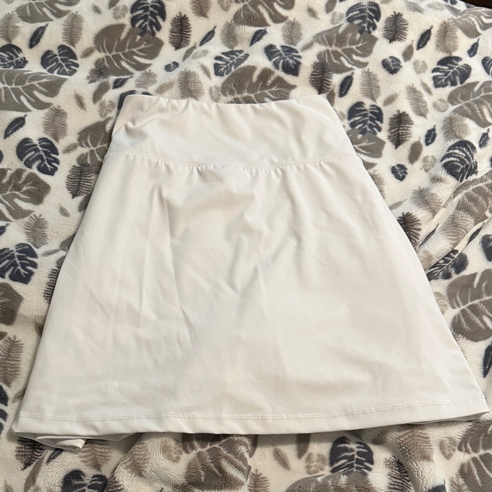 Chic Cream A-Line Women's Skirt